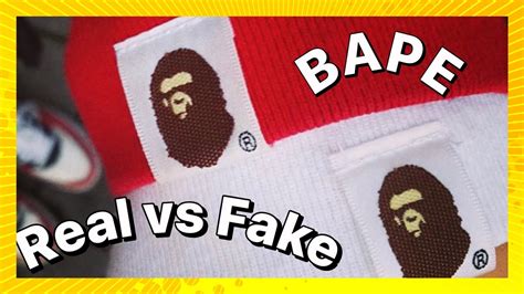 real bape shoes vs fake|legit check bape hoodie.